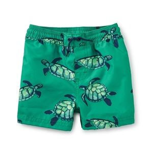 Tea Collection Saved by the beach trunks in Sea Turtles 3-6 months